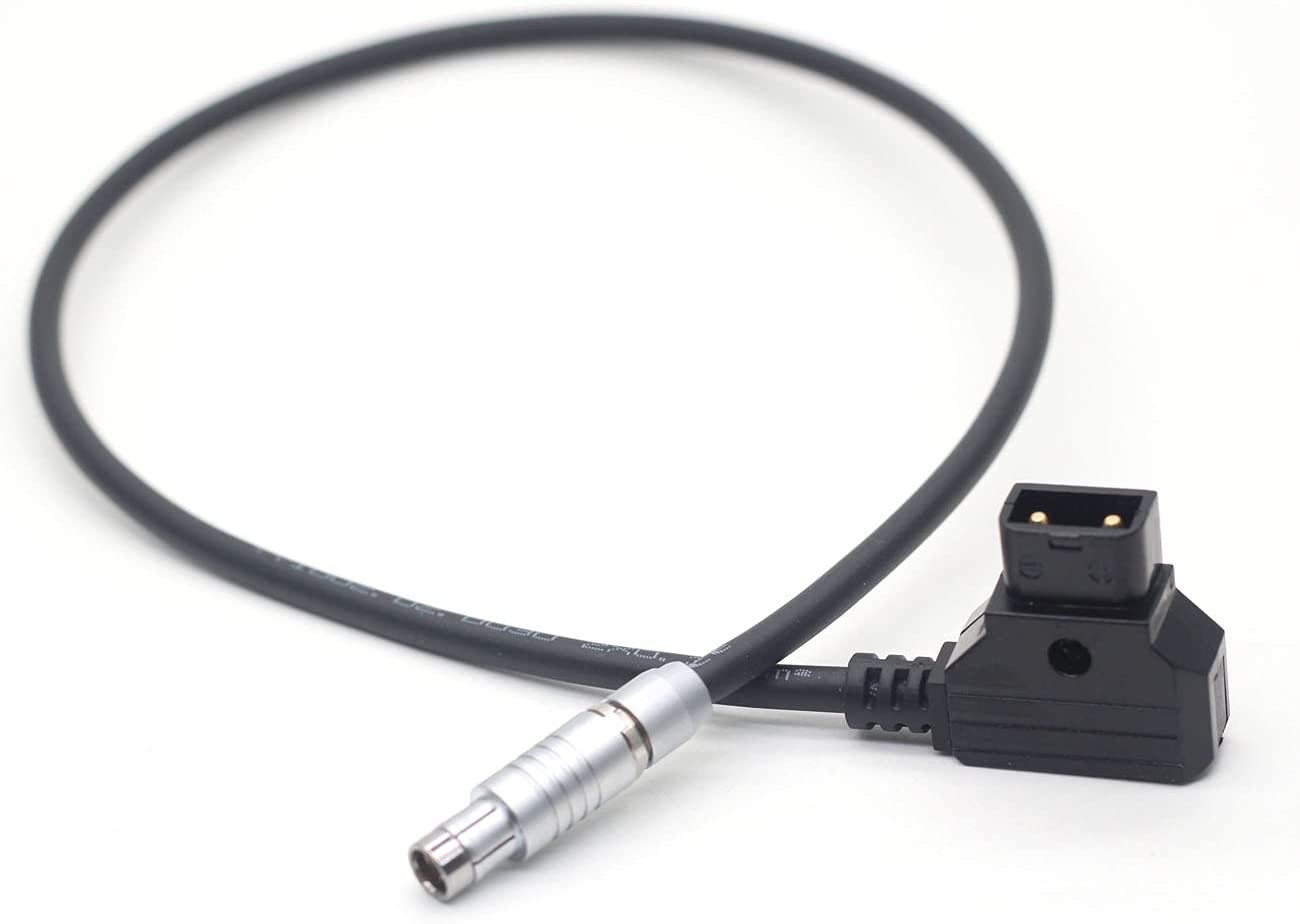 DTap to 3 Pin Fischer RS Male Power Cable for Arri Alexa/TILTA Wireless