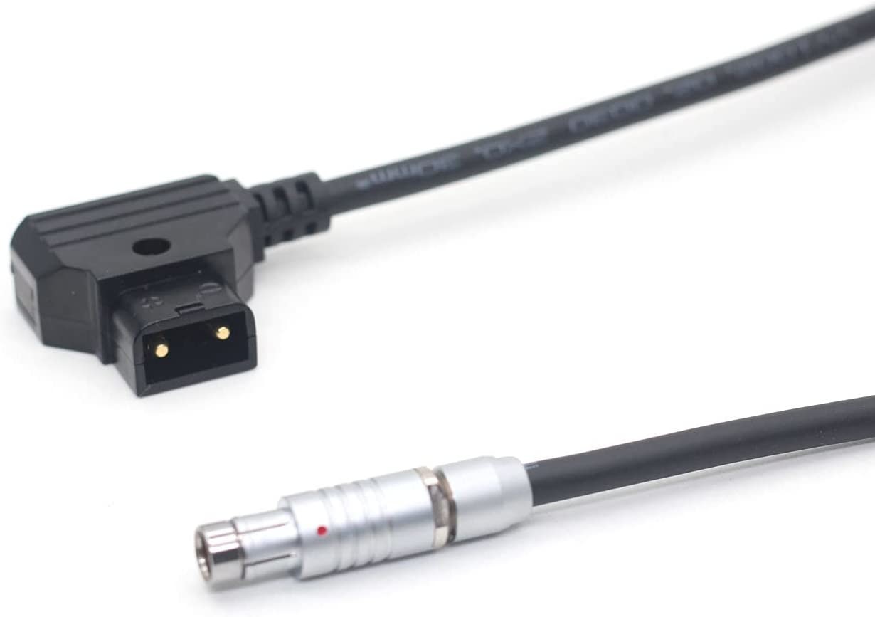 DTap to 3 Pin Fischer RS Male Power Cable for Arri Alexa/TILTA Wireless