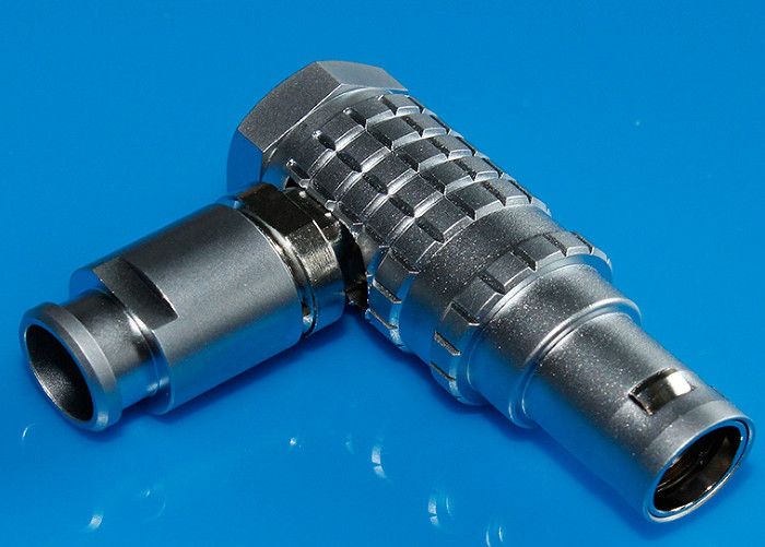 5 Pin 90 Degree Push Pull Circular Connectors Lemo FHG Right Angle Plug ...