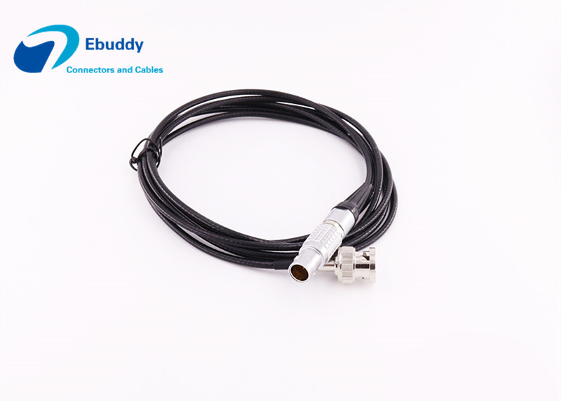 Lemo to BNC Custom Power Cables FGG 0B 1B 2B 3B to BNC male and female