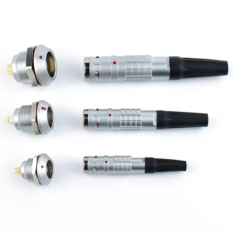 Lemo K Series Aviation Connector - 2 to 40 Pins, IP68 Rated