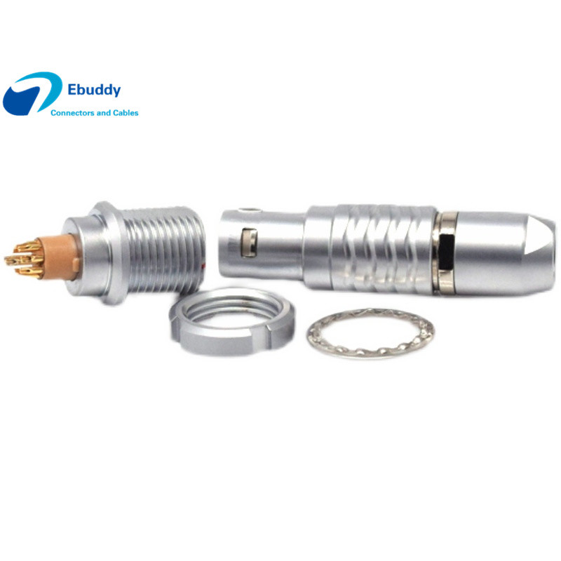 Lemo 1B 10 Pin Lemo Connector Female Receptacle PCB Mounted Connector