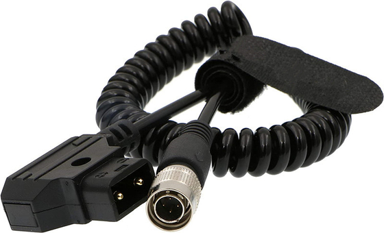 D-Tap To Hirose 4 Pin Male Plug Camera Power Cable For Sound Devices 688 633 Zoom F8