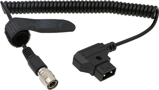 D-Tap To  4 Pin Male Plug Camera Power Cable For Sound Devices 688 633 Zoom F8