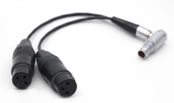 Atomos Lemo 10 Pin To XLR 3 Pin Female Connector Breakout Audio Input Cable For Shogun Monitor Recorder