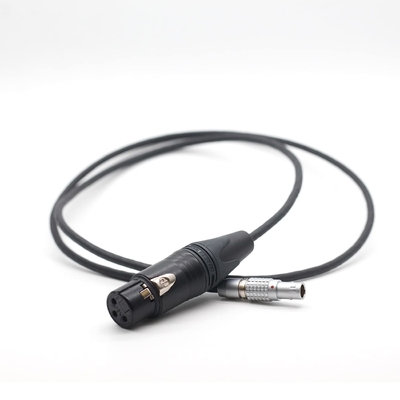 45cm Alexa Mini Audio In Cable XLR 3 Pin To Lemo 0B 6 Pin Male Audio Port Double Track Line In