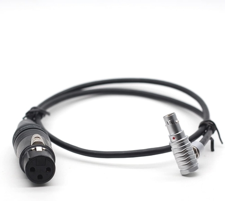 45cm Alexa Mini Audio In Cable XLR 3 Pin To Lemo 0B 6 Pin Male Audio Port Double Track Line In