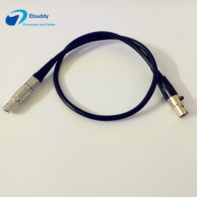 Lemo 2 Pin Male To Mini XLR Female 4 Pin Camera Connection Cable For TV-Logic