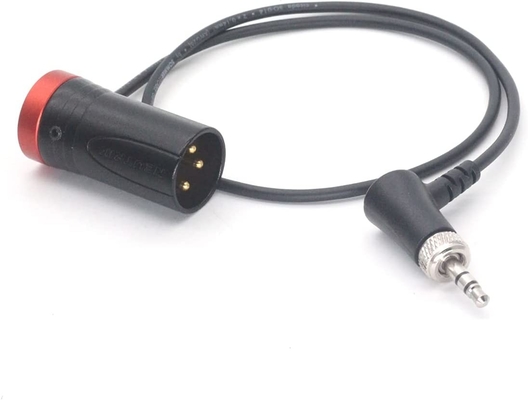 50cm Lockable 3pin XLR Male to 3.5 Audio Cable for Sony D11 Headphone Return by NEUTRIK