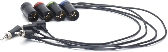 50cm Lockable 3pin XLR Male to 3.5 Audio Cable for Sony D11 Headphone Return by NEUTRIK