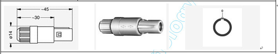 4pin Redel Plastic Medical Connector Lemo Alternative Push Pull Circular Male And Female Connectors