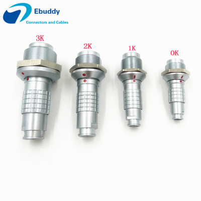 Waterproof Stainless Circular Push Pull Connector Lemo K Serials 0k 1k 2k 3k 2-32 Pin
