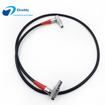 Camera Lens Cable LEMO Angled Connector FHG 0B 4 pin Plug to FHG 0B 4pin cable