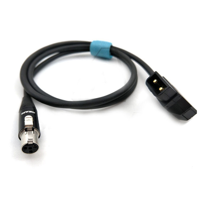 80cm TV Logic Monitor Camera Connection Cable D-Tap Male To XLR Female 4 Pin Cable