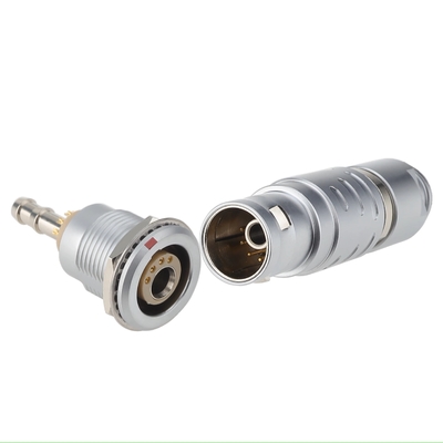 Fluidic-electric mixed connector 4 Signal + 1 fluidic Plug & Socket Set for Beauty Equipment