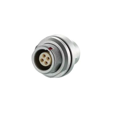 Green Color Lemo B Series Connectors Custom Circular Plug FGG 1B 10 Pin Male Connector