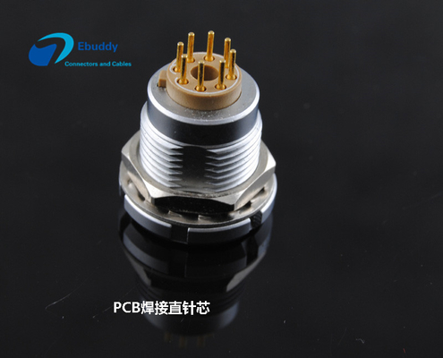 Solder Contact Lemo B Series Connectors 0B 1B 2B 8 Pin Fixed ECG Solder Female Socket