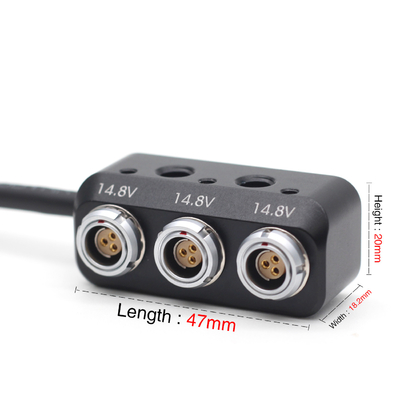 D Tap Male Connector Camera Power Cable P Tap To Fischer 3 Pin Female Adaptor For Alexa