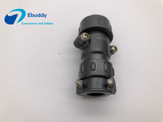 Military Electrical Circular Cable Connectors 3 Pin P20K3Q Female Contact IP50