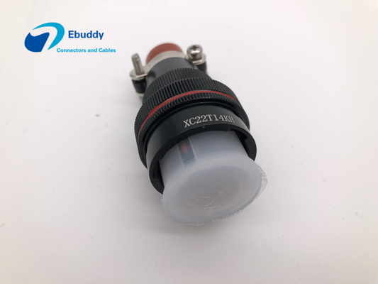 Small Circular Cable Connectors , 14 Pin XC22T14KH Waterproof Circular Connector