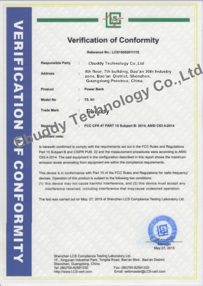 China Ebuddy Technology Co.,Limited certification